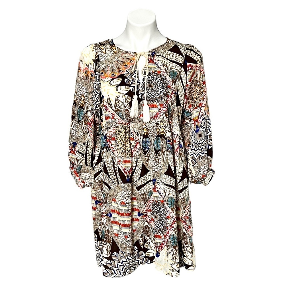 Umgee Boho Tribal Dress Size Medium